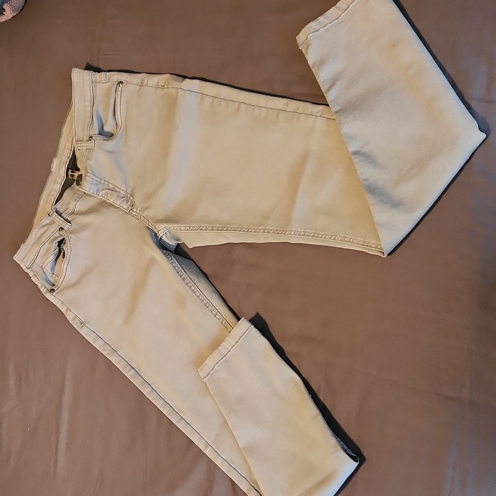 J - jess skinny jeans, light grey, size 6
